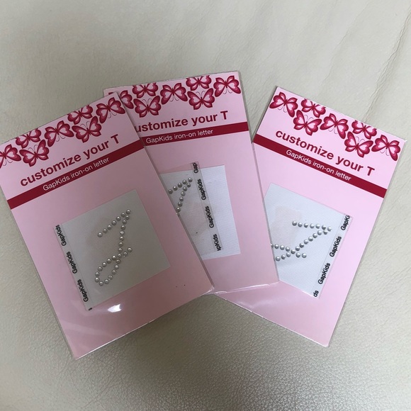 “J” Rhinestone Iron-Ons - Picture 1 of 4